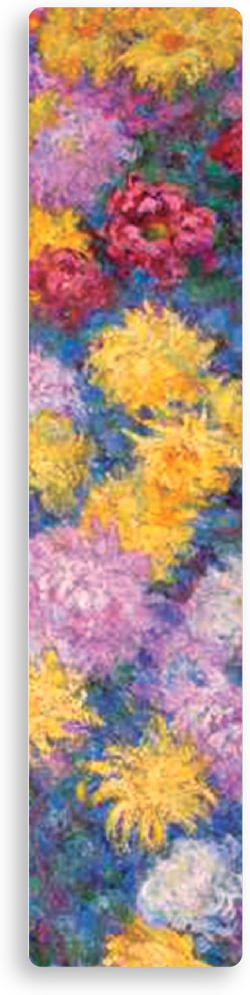 Канцеларски продукт Paperblanks Книгоразделител Monet Chrysanthemums