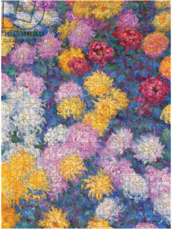 Продукт Paperblanks Пъзел Monet Chrysanthemums, 1000 части