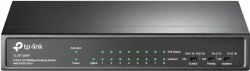 Комутатор/Суич TP-Link TL-SF1009P, 9-port 10-100Mbps unmanaged switch with 8 PoE+ ports, compliant with 802.3af-at PoE