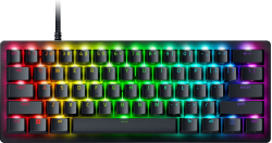 Клавиатура Razer Huntsman V3 Pro Mini, геймърска, с кабел, RGB подсветка, механични клавиши