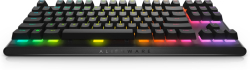 Клавиатура Dell Alienware AW420K, 2м. кабел, RGB, Гейминг, Red Cherry MX, Механична, Черна