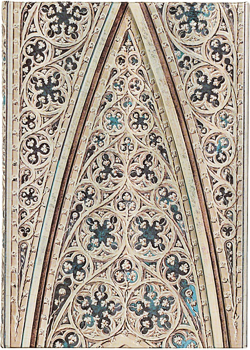 Канцеларски продукт Paperblanks Тефтер Duomo di Milano, Midi, широки редове, твърда корица, 72 листа
