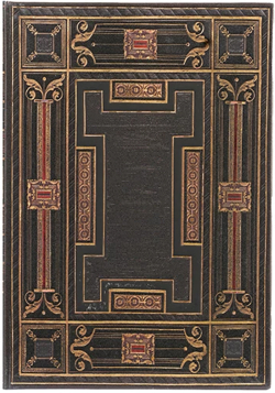 Канцеларски продукт Paperblanks Тефтер Onyx, Midi, широки редове, твърда корица, 72 листа