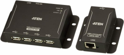Кабел/адаптер ATEN UCE3250, 4 порта, USB 2.0, CAT 5, до 50m