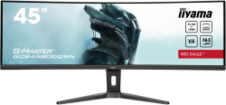 Монитор Геймърски IIYAMA GCB4580DQSN-B1, 45'', Gaming Curved monitor, VA panel, 1500R, 32:9, DQHD 5120x1440, 450cd/m2, HDMI, DP, 3x USB