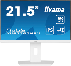 Монитор IIYAMA XUB2292HSU-W6, 21.5'', IPS LED Panel, 16:9, AG, FHD 1920x1080, 250cd/m2