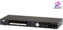 KVM продукт KVM превключвател ATEN CM1284-AT-G, 4 порта, USB, 4K, HDMI, Multi-View