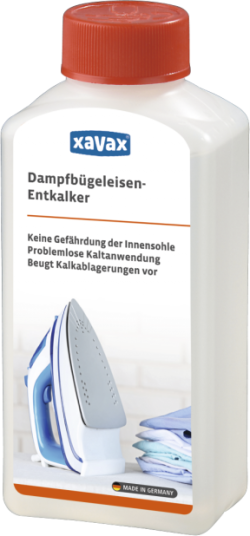 Почистващ продукт Xavax Препарат за отстраняване на котлен камък за парни ютии, 250 мл, 111727