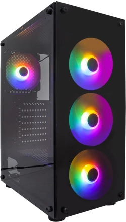 1stPlayer Кутия Case ATX - Fire Dancing V3-B RGB - 4 fans included