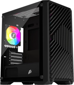 Кутия 1stPlayer кутия Case mATX - TRILOBITE T5 Black