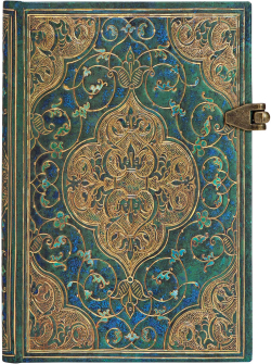 Канцеларски продукт Paperblanks Тефтер Turquoise, Mini, широки редове, твърда корица, 120 листа