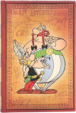 Канцеларски продукт Paperblanks Тефтер Asterix Obelix, Mini, широки редове, твърда корица, 88 листа