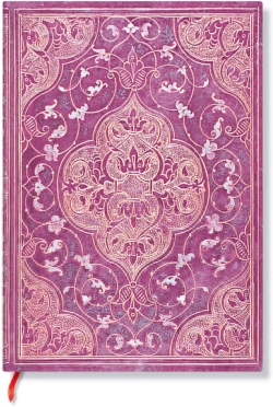 Paperblanks Тефтер Rose Chronicles, Midi, широки редове, мека корица, 88 листа