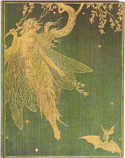 Канцеларски продукт Paperblanks Тефтер Olive Fairy, Ultra, широки редове, мека корица, 88 листа