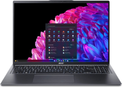 Лаптоп Acer Swift Go16, SFG16-72-7964, Intel Core Ultra 7 155H, 32GB, 1TB SSD, Intel UMA, 16"