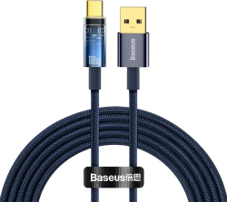Кабел Baseus CATS000203 USB към USB Type C 100W 1м - син