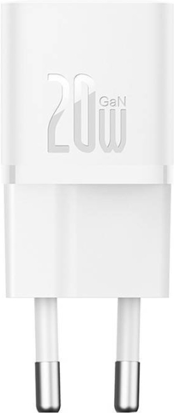 Принадлежност за смартфон Зарядно устройство Baseus GaN5 20W мини USB-C, 20W CCGN050102 - бяло