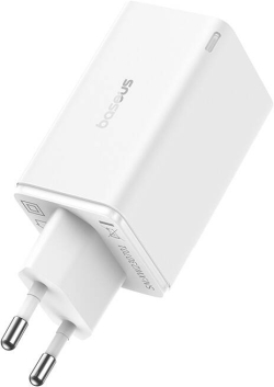 Принадлежност за смартфон Baseus GAN6 Pro, 2x USB Тype C + 2x USB Type A, 65W, Бял