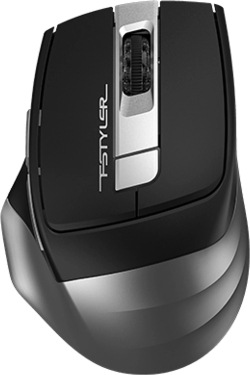 Мишка A4TECH FB35 Fstyler, безжична Bluetooth, оптичен сензор, обхват до 10 метра, сив цвят