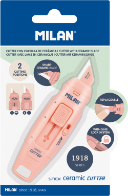 Продукт Milan Керамичен нож 1981 Stick, розов