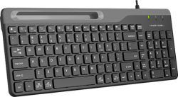 Клавиатура A4TECH Fstyler FK25, с кабел, БДС, мембранни клавиши, черен цвят