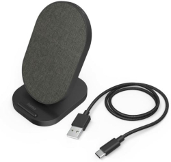 Принадлежност за смартфон HAMA Безжично зарядно устройство QI-FC10S-Fab, 10 W, 201685