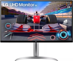 Монитор LG 32UQ750P-W, 31.5" 3840 x 2160, VA, 144Hz, 4ms, 2x HDMI, 1x DP, 1x USB Type C, бял