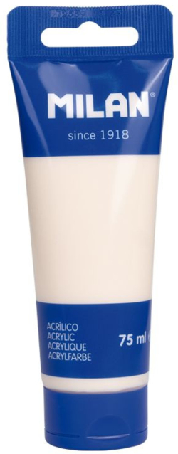 Канцеларски продукт Milan Акрилна боя, бледорозова, 75 ml