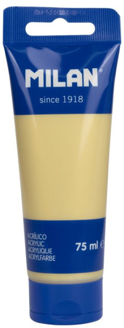 Канцеларски продукт Milan Акрилна боя, златиста, 75 ml