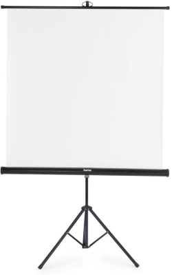 Екран за проектор HAMA-21575,eкран на стойка 125 x 1125 cm, мобилен комплект, Бял