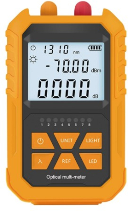  Измервател на оптична мощност -50+26dBm +15mW VFL +RJ45 Tester