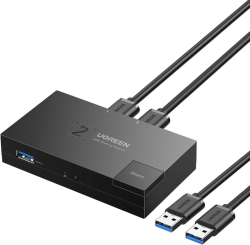 USB Хъб Ugreen CM618, 5Gb/s, USB-A, 97х55х20мм, Черен