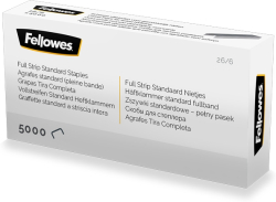 Продукт Fellowes Телчета за телбод, размер 26-6 mm, 5000 броя