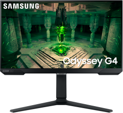 Монитор Samsung Odyssey G40B 25" 1920 x 1080 - FullHD, IPS, 240Hz, 1ms, 2x HDMI, 1x DP, черен цвят