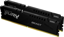 Памет Kingston Fury Beast Expo, 64GB(2x 32GB) DDR5, 6000Mhz, CL30 DIMM,черен цвят