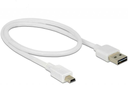 Кабел/адаптер Кабел DeLock EASY, USB 2.0 Type-A мъжко &gt; USB 2.0 Type Mini-B мъжко 0.5 m