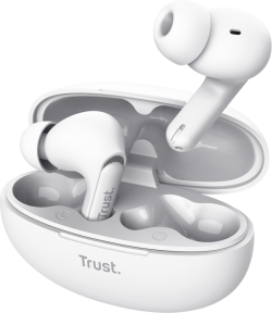 Слушалки TRUST Yavi Bluetooth ENC Earbuds White