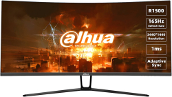 Монитор Dahua LM34-E330C 34" 3440 x 1440, VA, 165Hz, 1ms, 2x HDMI 2.0, 2x DP 1.4, DC 12V, 2A, 78W