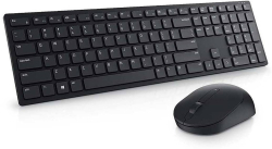 Dell Pro KM5221W, комплект клавиатура+мишка,безжични wireless, 4000 dpi, черен цвят