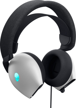 Слушалки Alienware AW520H, геймърски, с кабел, вграден микрофон, покриващи ухо, черен/сребрист