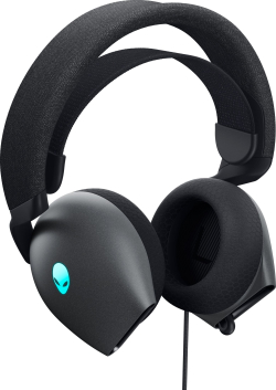 Слушалки Alienware AW520H, геймърски, с кабел, вграден микрофон, покриващи ухо, черен цвят