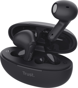 Слушалки TRUST Yavi Bluetooth ENC Earphones Black