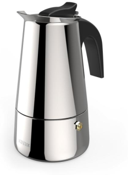 Електрическа кана XAVAX Кафеварка за еспресо от неръждаема стомана за 4 чаши, 111274