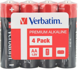 Батерия Verbatim ALKALINE BATTERY AA 4 PACK (SHRINK WRAP)