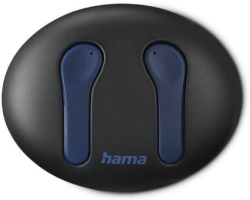 Слушалки Hama Spirit Unchained, бежични Bluetooth .3, вграден микрофон, в ухо, черен цвят