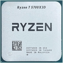 Процесор AMD CPU Desktop Ryzen 7 8C-16T 5700X3D (3.1-4.1GHz Boost, 100MB, 65W, AM4) tray