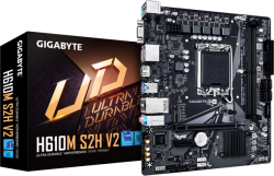 Дънна платка Gigabyte H610M-S2H V2, socket 1700, 2x DDR5, Micro ATX