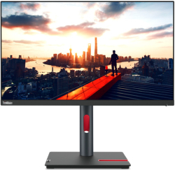 Монитор Lenovo ThinkVision P24h-30, 23.8" 2560 x 1440, IPS, 4 ms, 60 Hz, 300 cd/m2, Черен