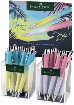  Faber-Castell Химикалка Poly Ball Urban Summer, 24 броя