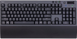 Клавиатура Thermaltake W1, Bluetooth 4.2, Гейминг, 1.5 метра кабел, Red Cherry MX, Мехнаична, Черен